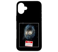 Funny Universe Galaxies Collide Deep Space Hubble Télescope Coque pour iPhone 16 Plus