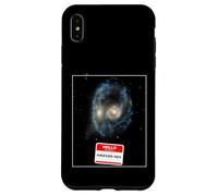 Funny Universe Galaxies Collide Deep Space Hubble Télescope Coque pour iPhone XS Max