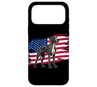 Funny USA Flag Merica 4th July Independence Great Dane Lover Coque pour iPhone 17 Pro Max