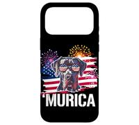 Funny USA Flag Merica 4th July Independence Great Dane Lover Coque pour iPhone 17 Pro Max