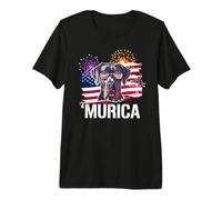 Funny USA Flag Merica 4th July Independence Great Dane Lover T-Shirt Haut de Gamme