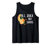 Funny Vasectomy All Juice No Seeds Fruit Pun pour Hommes et Papas Débardeur