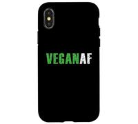 Funny Vegan AF Plant Based Vegetarian Keto Organic Diet Coque pour iPhone X/XS