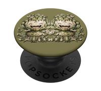 Funny Vegan Artichoke Graphic for Mom Who Loves Gardening PopSockets PopGrip Adhésif