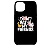 Funny Vegan I Don't Eat My Friends Vegetarian Coque pour iPhone 13