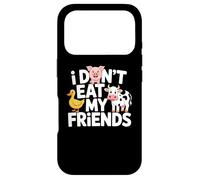 Funny Vegan I Don't Eat My Friends Vegetarian Coque pour iPhone 17 Pro