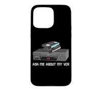 Funny VHS Cassette de Cassettes rétro années 80 Coque pour iPhone 15 Pro Max