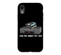 Funny VHS Cassette de Cassettes rétro années 80 Coque pour iPhone XR