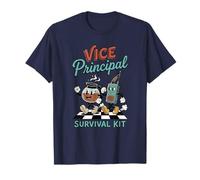 Funny Vice Principal Kit de Survie rétro avec Tuyau en Caoutchouc T-Shirt