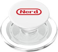 Funny Videogamer Pun. Nerd Text Retro Video Game PopSockets PopGrip pour MagSafe
