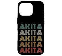 Funny Vintage 70s Text Design: Akita | Akita Dog Owner & Fan Coque pour iPhone 16 Pro