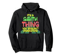 Funny Vintage 80s/90s Computer Game Smith Family Name Sweat à Capuche