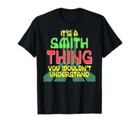 Funny Vintage 80s/90s Computer Game Smith Family Name T-Shirt
