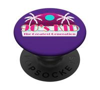 Funny Vintage 90s Kid The Greatest Decade Retro Esthétique PopSockets PopGrip Adhésif