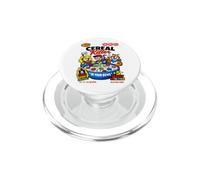 Funny Vintage Dark Humor Cereal Killer Food Skull Graphic PopSockets PopGrip pour MagSafe