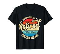 Funny Vintage Fucking Quitter, Je Veux dire, Bonne Retraite 2024 T-Shirt