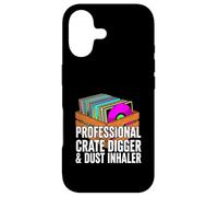 Funny Vinyl Record Collector Crate Digger Dust Inhaler Coque pour iPhone 17