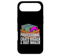 Funny Vinyl Record Collector Crate Digger Dust Inhaler Coque pour iPhone Air