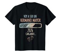 Funny Voy a Ser Hermano Mayor Toddler 2026 Annonce de bébé T-Shirt