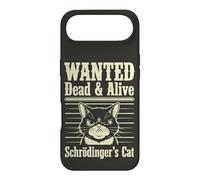 Funny Wanted Dead and Alive Chat de Schrödinger Coque pour iPhone Air