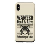 Funny Wanted Dead and Alive Schrödinger's Cat Schrodinger Coque pour iPhone XS Max
