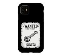 Funny Wanted Poster Saying Dead Alive Clé 10 mm Coque pour iPhone 11