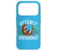 Funny Watercolor Womens Otterly Awesome River Otter Lover Coque pour iPhone 17 Pro