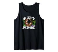 Funny Watercolor Womens Otterly Awesome River Otter Lover Débardeur