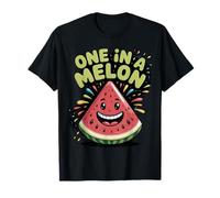 Funny Watermelon Quote One in A Melon Cute Pun Summer Vibes T-Shirt