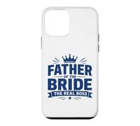 Funny Wedding Family Father of The Bride The Real Boss Coque pour iPhone 12 Mini