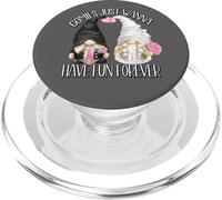 Funny Wedding Shower Pun Cute Gnomies for Bride and Groom PopSockets PopGrip pour MagSafe