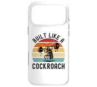 Funny Weightlifting Built Like A Cockroach Coque pour iPhone 17 Pro Max