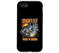 Funny Welder Sparks Fly Fabricator Humor Design Coque pour iPhone SE (2020) / 7/8