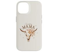 Funny Western Skeleton Cowboy Country Mama Coque pour iPhone 14