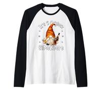 Funny Whiskey Dad GNOME Men Quote Its 5 O Clock Somewhere Manche Raglan