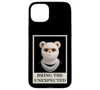 Funny Wild Teddy Bear with Fur Mask Bring The Unexpected Coque pour iPhone 15 Plus