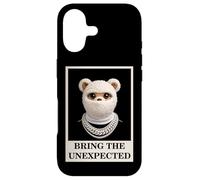 Funny Wild Teddy Bear with Fur Mask Bring The Unexpected Coque pour iPhone 17