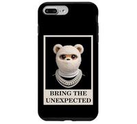 Funny Wild Teddy Bear with Fur Mask Bring The Unexpected Coque pour iPhone 7 Plus/8 Plus