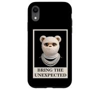 Funny Wild Teddy Bear with Fur Mask Bring The Unexpected Coque pour iPhone XR