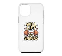 Funny Will Lift for Snacks Citations Sarcastique Fitness Workout Coque pour iPhone 12/12 Pro