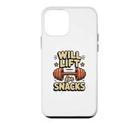 Funny Will Lift for Snacks Citations Sarcastique Fitness Workout Coque pour iPhone 12 Mini