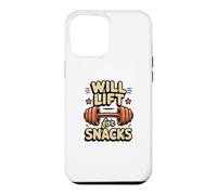 Funny Will Lift for Snacks Citations Sarcastique Fitness Workout Coque pour iPhone 12 Pro Max