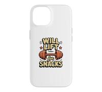 Funny Will Lift for Snacks Citations Sarcastique Fitness Workout Coque pour iPhone 14