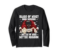 Funny Wine Quote for Wine Mom and Dad Drinking Couple GNOME Manche Longue