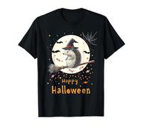 Funny Witch Hedgehog Candy Spooky Ghost Halloween Costume T-Shirt