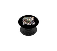 Funny Wizard Goblin Fantasy Football Player Littéral Dad Blague PopSockets PopGrip Adhésif
