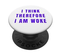 Funny Woke Pro Equality Féministe Droits Humains Politiques PopSockets PopGrip Adhésif