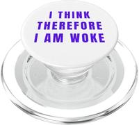 Funny Woke Pro Equality Féministe Droits Humains Politiques PopSockets PopGrip pour MagSafe