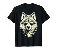 Funny Wolf Cool Rock and Roll Graphic Shades Forest T-Shirt