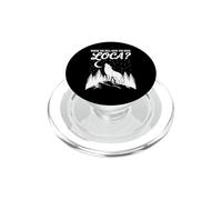 Funny Wolf Where Hell Have You Been Loca Retro PopSockets PopGrip pour MagSafe